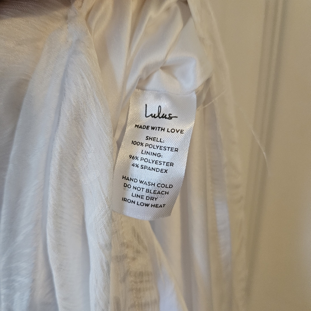MSRP $58 NWT Lulus Wide Leg Slit Pants Size XS - Picture 6 of 7